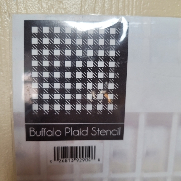 New designer Buffalo plaid stencil - Picture 2 of 3